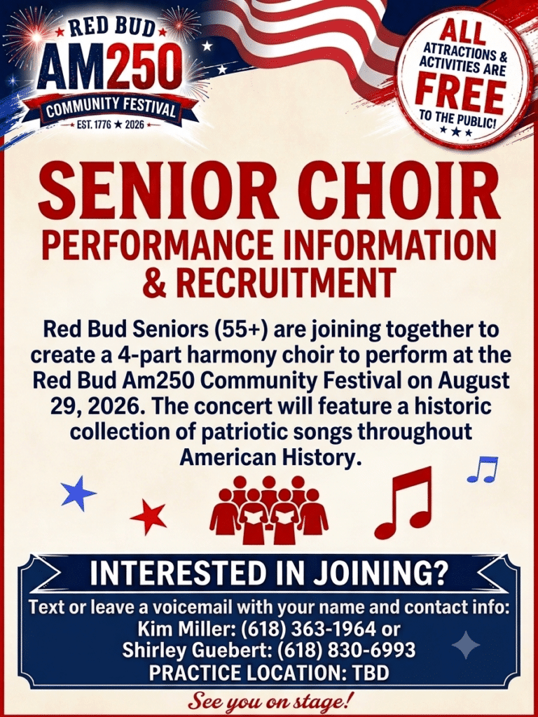 Senior Choir Event Information Flyer